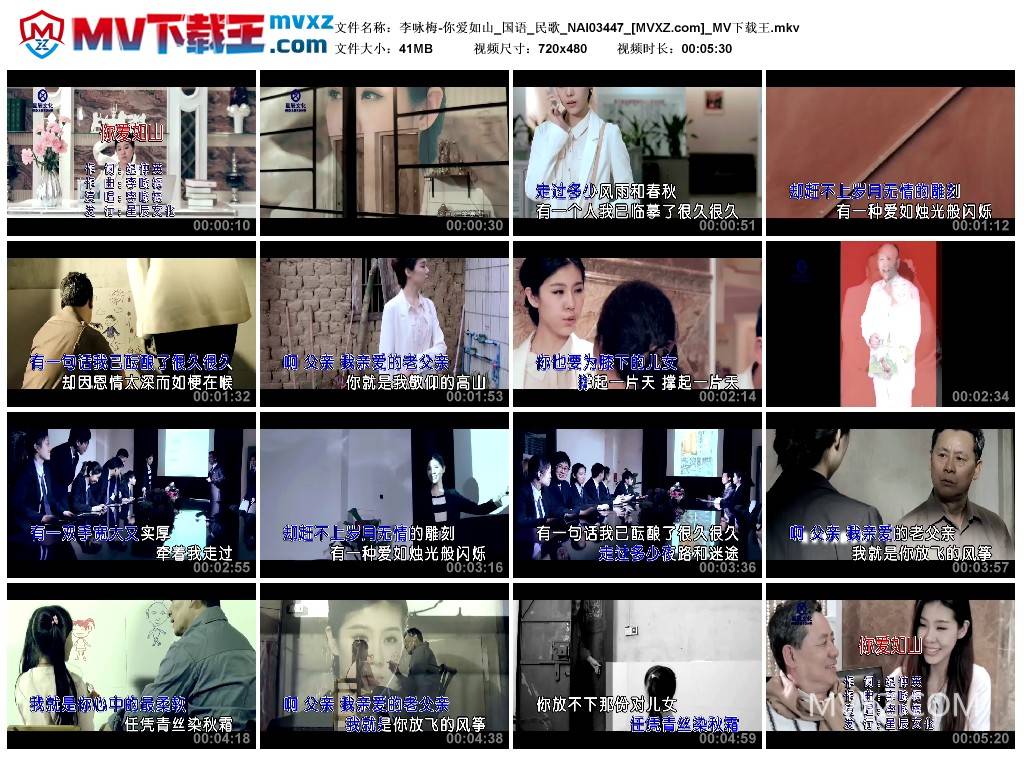 李咏梅-你爱如山_国语_民歌_NAI03447